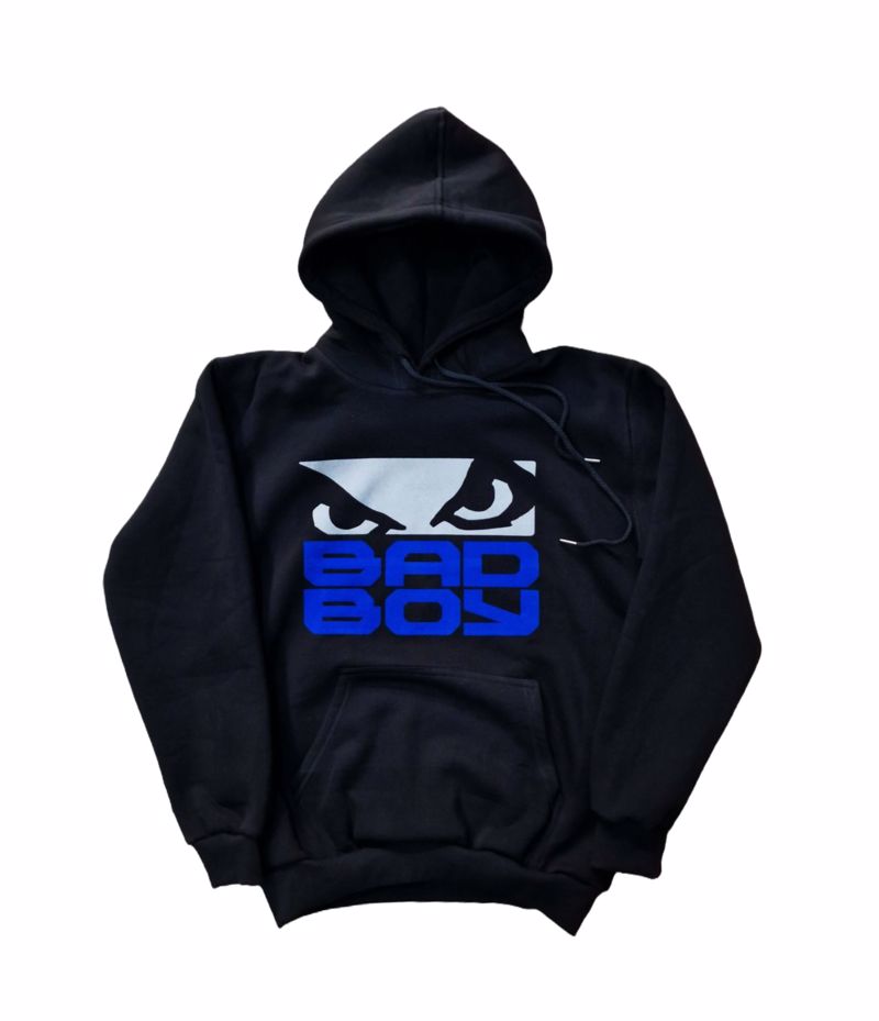 BAD BOY Logo blue FOuTER KOuKOuLA - black